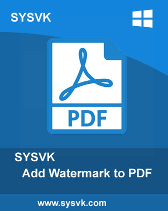 Add watermark to PDF without Acrobat