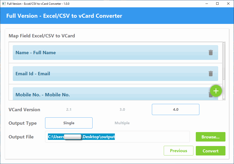 CSV to VCF converter for Android online free