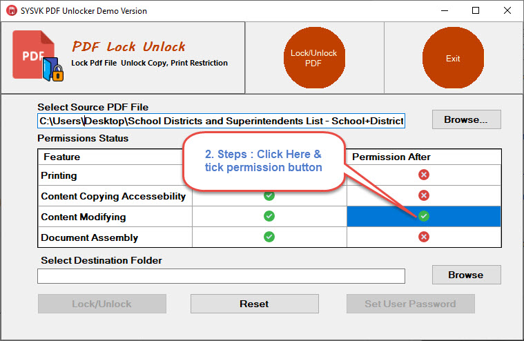 Protect PDF file with password