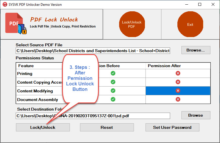 Password protect PDF file