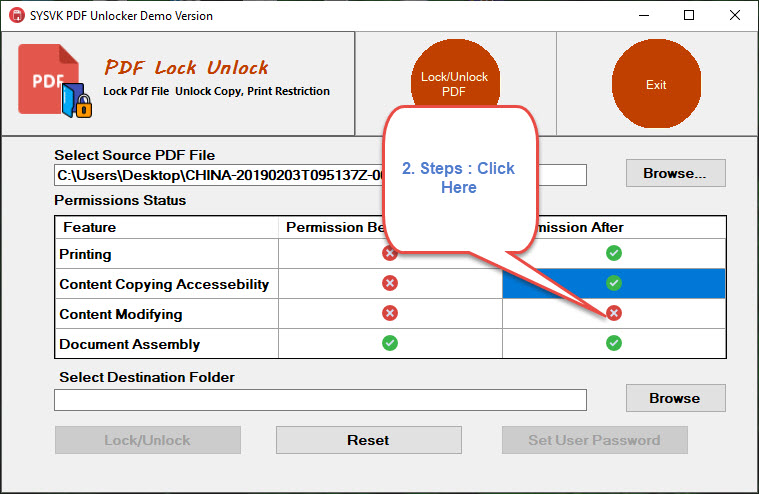 remove password from PDF file